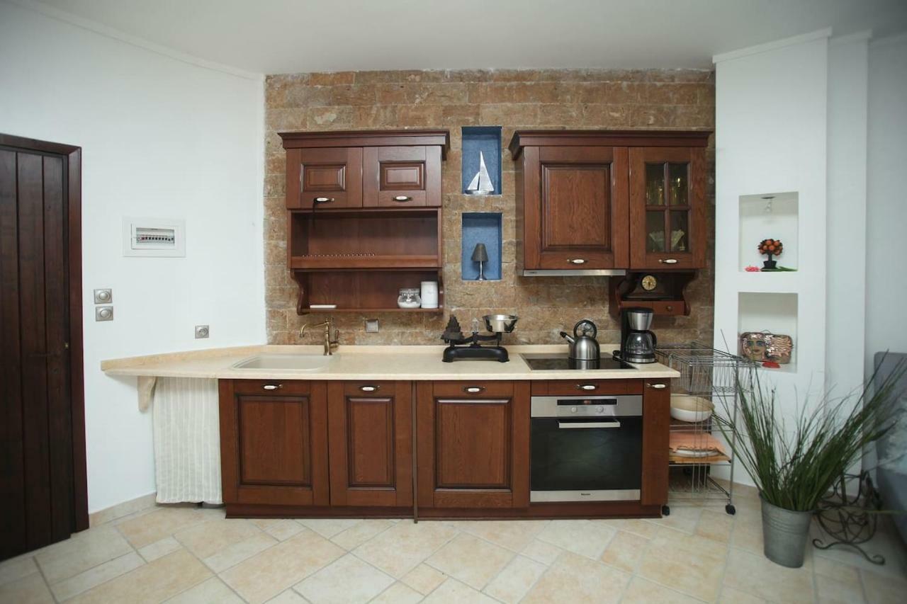 Beautiful Studio in traditional Afytos Halkidiki-UVC sterilized Exterior foto