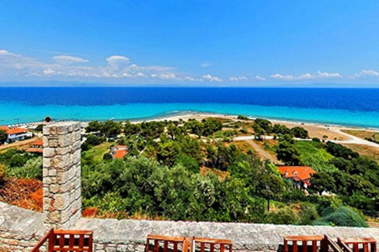 Beautiful Studio in traditional Afytos Halkidiki-UVC sterilized Exterior foto