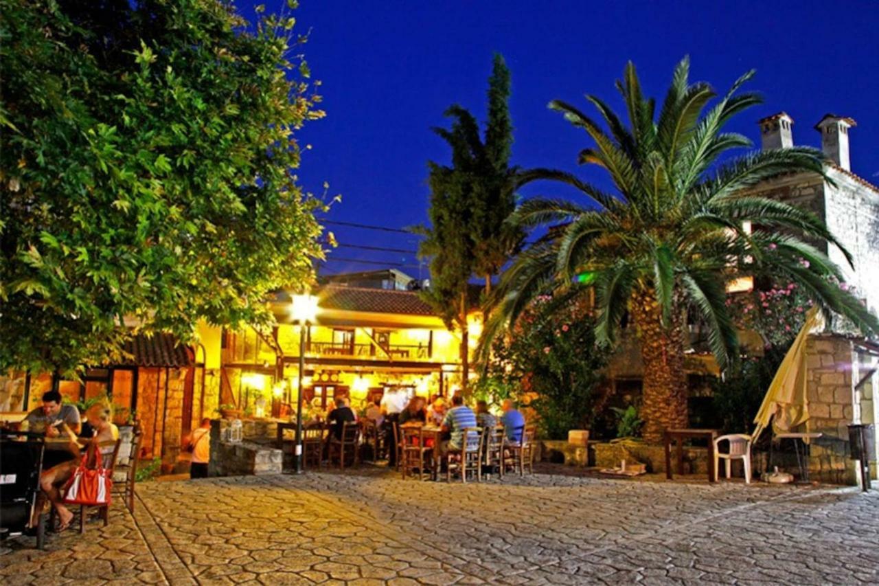 Beautiful Studio in traditional Afytos Halkidiki-UVC sterilized Exterior foto