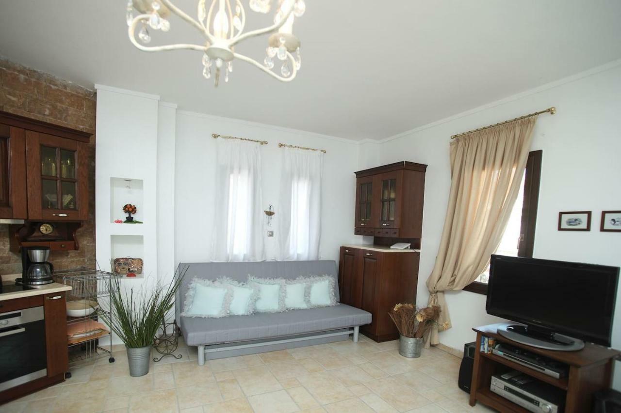 Beautiful Studio in traditional Afytos Halkidiki-UVC sterilized Exterior foto